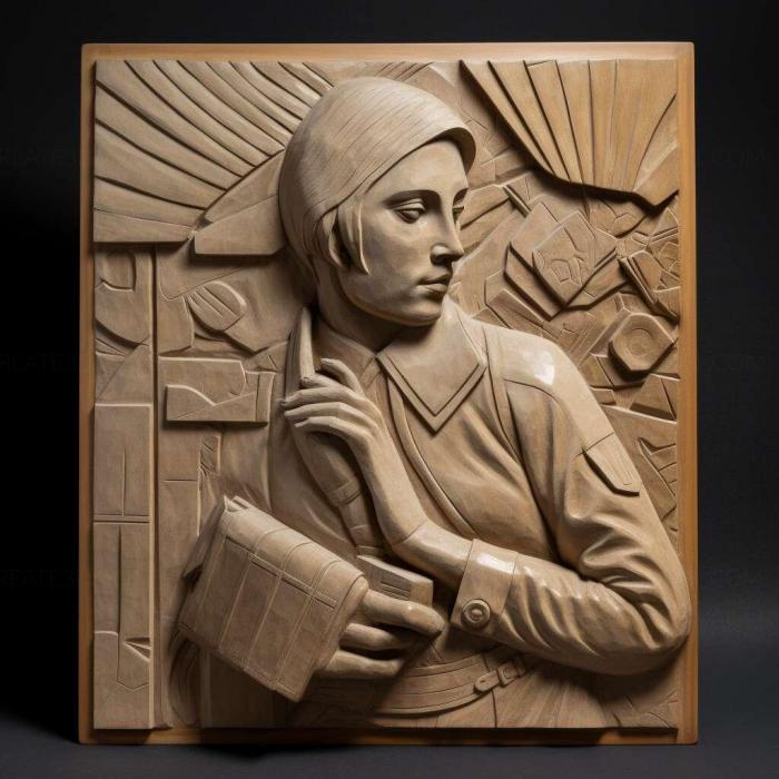 نموذج ثلاثي الأبعاد لآلة CNC 3D Art 